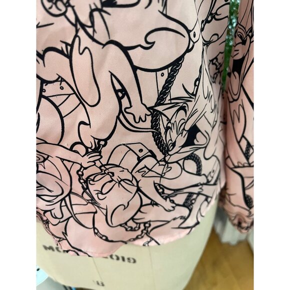 Rare Italian UNITED COLORS OF BENETTON Blouse Tom and Jerry Collab Size XS - Picture 6 of 9
